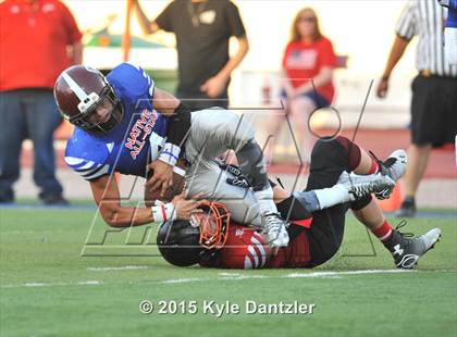 Thumbnail 2 in 2015 Native All Star Football Classic (Red Hawks vs. Blue Eagles) photogallery.