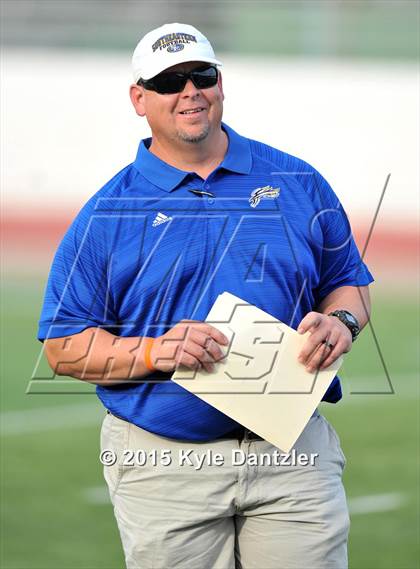 Thumbnail 3 in 2015 Native All Star Football Classic (Red Hawks vs. Blue Eagles) photogallery.
