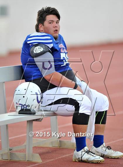 Thumbnail 3 in 2015 Native All Star Football Classic (Red Hawks vs. Blue Eagles) photogallery.