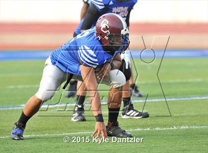 Thumbnail 3 in 2015 Native All Star Football Classic (Red Hawks vs. Blue Eagles) photogallery.