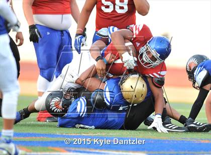 Thumbnail 2 in 2015 Native All Star Football Classic (Red Hawks vs. Blue Eagles) photogallery.