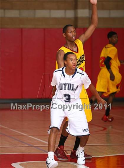 Thumbnail 3 in Dominguez vs. Loyola (Pacific Shores Tournament) photogallery.