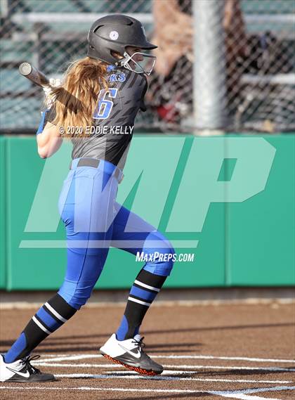 Thumbnail 2 in Hebron vs Wakeland Softball photogallery.