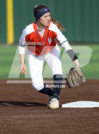 Thumbnail 2 in Hebron vs Wakeland Softball photogallery.