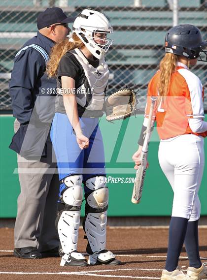 Thumbnail 2 in Hebron vs Wakeland Softball photogallery.