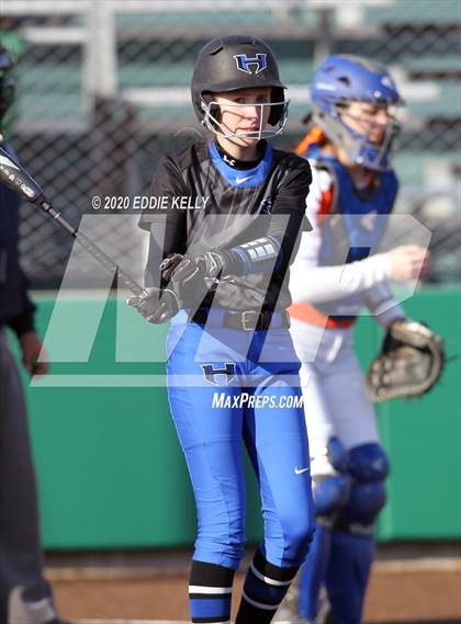 Thumbnail 3 in Hebron vs Wakeland Softball photogallery.
