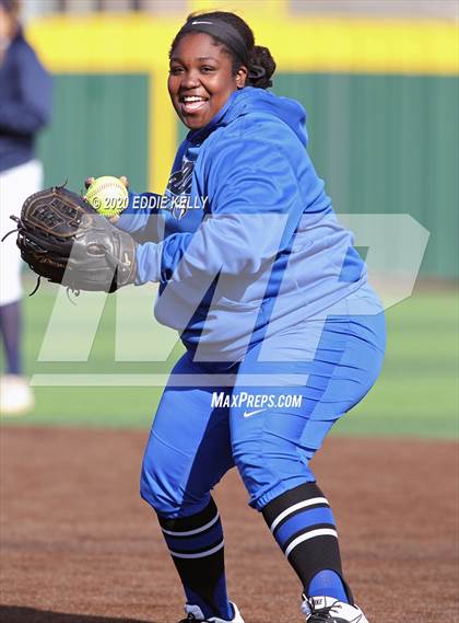Thumbnail 2 in Hebron vs Wakeland Softball photogallery.