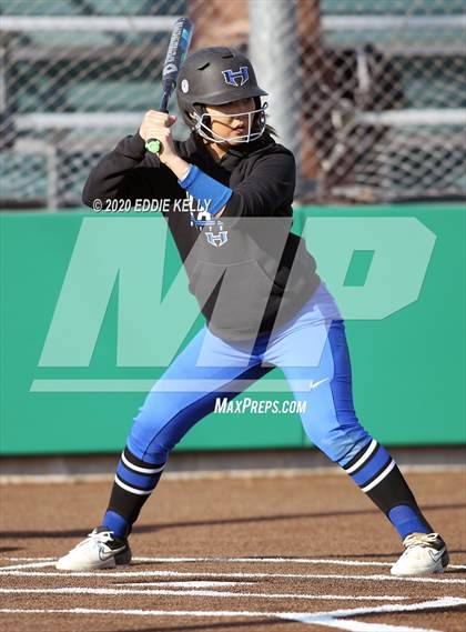 Thumbnail 2 in Hebron vs Wakeland Softball photogallery.