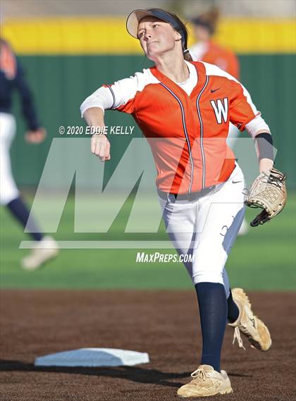 Thumbnail 3 in Hebron vs Wakeland Softball photogallery.