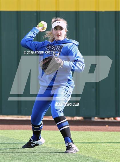 Thumbnail 2 in Hebron vs Wakeland Softball photogallery.