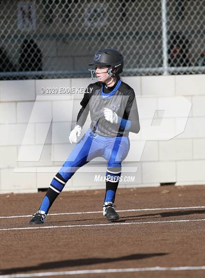 Thumbnail 3 in Hebron vs Wakeland Softball photogallery.