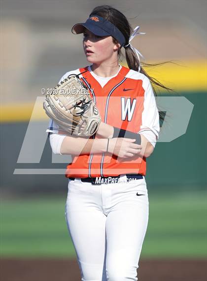Thumbnail 3 in Hebron vs Wakeland Softball photogallery.