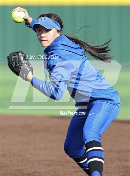 Thumbnail 3 in Hebron vs Wakeland Softball photogallery.