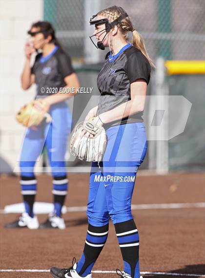 Thumbnail 3 in Hebron vs Wakeland Softball photogallery.