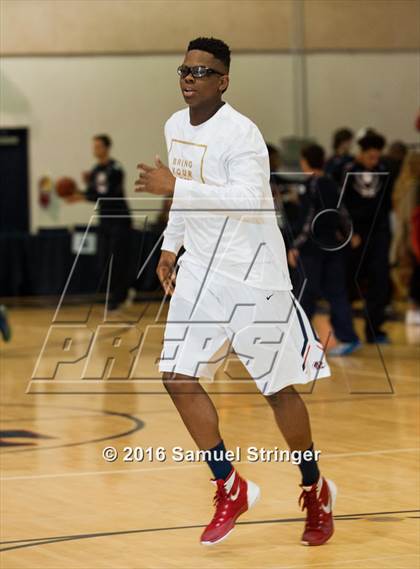 Thumbnail 1 in Modesto Christian vs. Turlock (Modesto Christian Holiday Hoops Classic) photogallery.