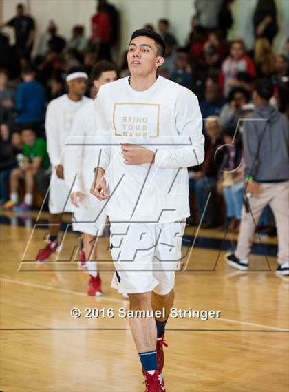Thumbnail 2 in Modesto Christian vs. Turlock (Modesto Christian Holiday Hoops Classic) photogallery.