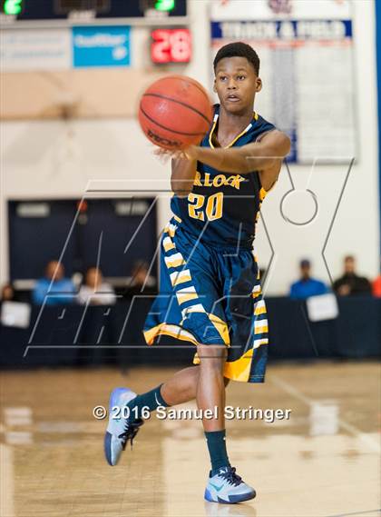 Thumbnail 3 in Modesto Christian vs. Turlock (Modesto Christian Holiday Hoops Classic) photogallery.
