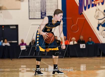 Thumbnail 1 in Modesto Christian vs. Turlock (Modesto Christian Holiday Hoops Classic) photogallery.