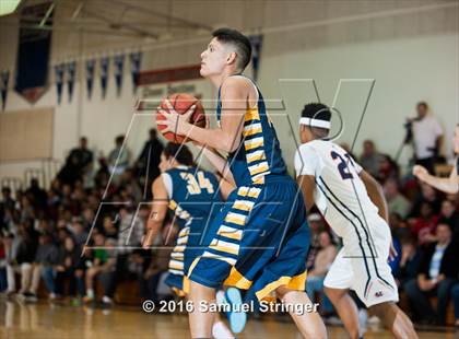 Thumbnail 3 in Modesto Christian vs. Turlock (Modesto Christian Holiday Hoops Classic) photogallery.