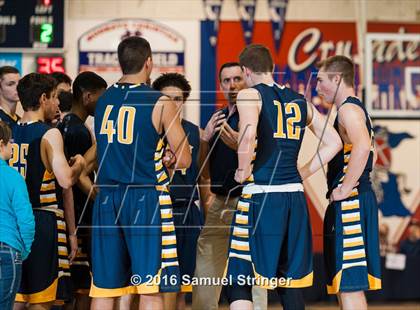 Thumbnail 3 in Modesto Christian vs. Turlock (Modesto Christian Holiday Hoops Classic) photogallery.