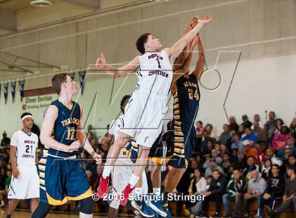 Thumbnail 1 in Modesto Christian vs. Turlock (Modesto Christian Holiday Hoops Classic) photogallery.