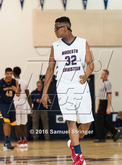 Thumbnail 1 in Modesto Christian vs. Turlock (Modesto Christian Holiday Hoops Classic) photogallery.