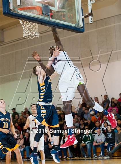 Thumbnail 3 in Modesto Christian vs. Turlock (Modesto Christian Holiday Hoops Classic) photogallery.