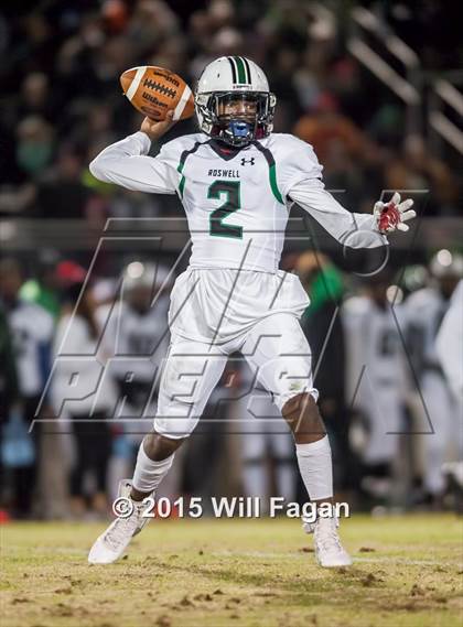Thumbnail 2 in Roswell @ Grayson (GHSA 6A Semifinal)  photogallery.