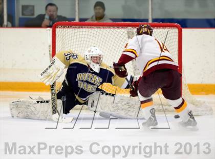 Thumbnail 2 in Notre Dame-Fairfield vs. St. Joseph (West Haven Christmas Tournament) photogallery.