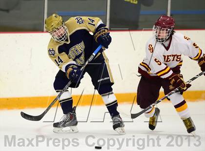 Thumbnail 3 in Notre Dame-Fairfield vs. St. Joseph (West Haven Christmas Tournament) photogallery.