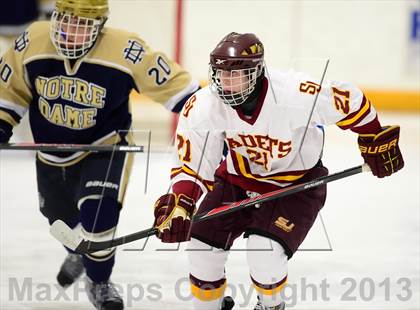 Thumbnail 3 in Notre Dame-Fairfield vs. St. Joseph (West Haven Christmas Tournament) photogallery.