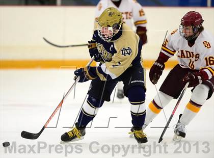 Thumbnail 2 in Notre Dame-Fairfield vs. St. Joseph (West Haven Christmas Tournament) photogallery.