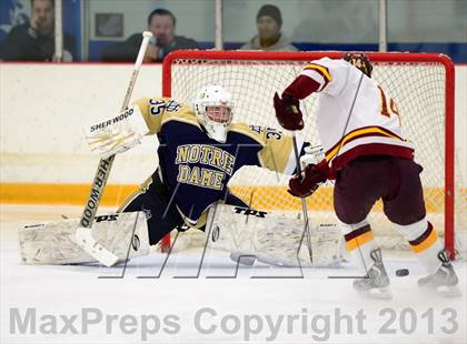 Thumbnail 1 in Notre Dame-Fairfield vs. St. Joseph (West Haven Christmas Tournament) photogallery.