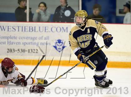 Thumbnail 3 in Notre Dame-Fairfield vs. St. Joseph (West Haven Christmas Tournament) photogallery.