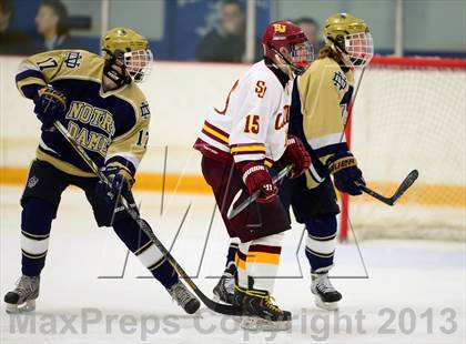 Thumbnail 3 in Notre Dame-Fairfield vs. St. Joseph (West Haven Christmas Tournament) photogallery.