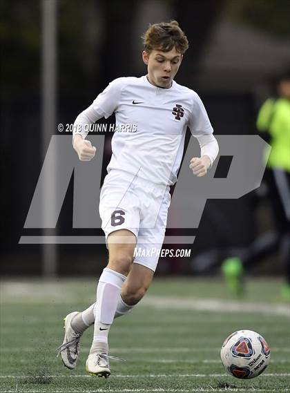 Thumbnail 2 in Solorio vs. Saint Ignatius College Prep (IHSA 2A Sectional Final) photogallery.