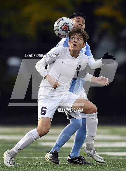 Thumbnail 1 in Solorio vs. Saint Ignatius College Prep (IHSA 2A Sectional Final) photogallery.