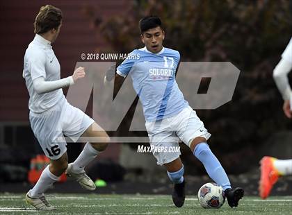 Thumbnail 1 in Solorio vs. Saint Ignatius College Prep (IHSA 2A Sectional Final) photogallery.