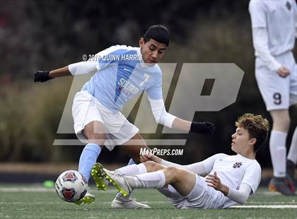 Thumbnail 1 in Solorio vs. Saint Ignatius College Prep (IHSA 2A Sectional Final) photogallery.