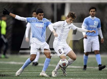 Thumbnail 3 in Solorio vs. Saint Ignatius College Prep (IHSA 2A Sectional Final) photogallery.