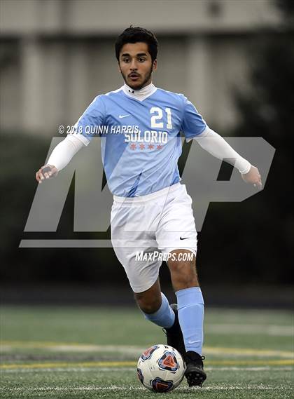 Thumbnail 1 in Solorio vs. Saint Ignatius College Prep (IHSA 2A Sectional Final) photogallery.