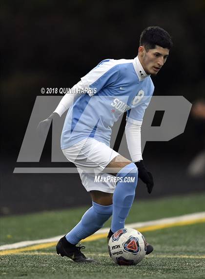 Thumbnail 3 in Solorio vs. Saint Ignatius College Prep (IHSA 2A Sectional Final) photogallery.