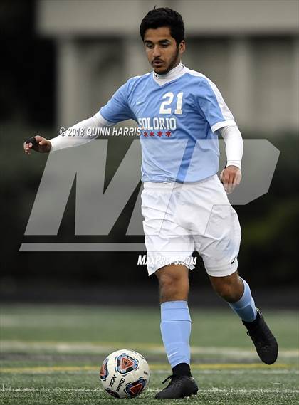 Thumbnail 3 in Solorio vs. Saint Ignatius College Prep (IHSA 2A Sectional Final) photogallery.