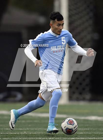 Thumbnail 2 in Solorio vs. Saint Ignatius College Prep (IHSA 2A Sectional Final) photogallery.