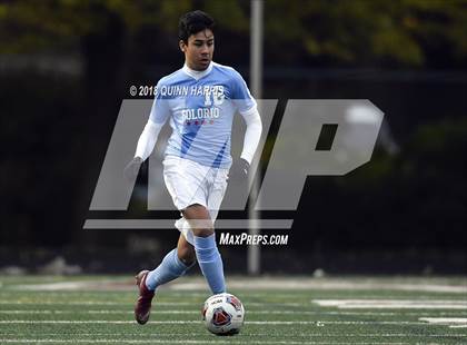 Thumbnail 1 in Solorio vs. Saint Ignatius College Prep (IHSA 2A Sectional Final) photogallery.