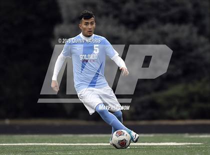 Thumbnail 2 in Solorio vs. Saint Ignatius College Prep (IHSA 2A Sectional Final) photogallery.