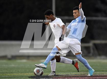Thumbnail 1 in Solorio vs. Saint Ignatius College Prep (IHSA 2A Sectional Final) photogallery.