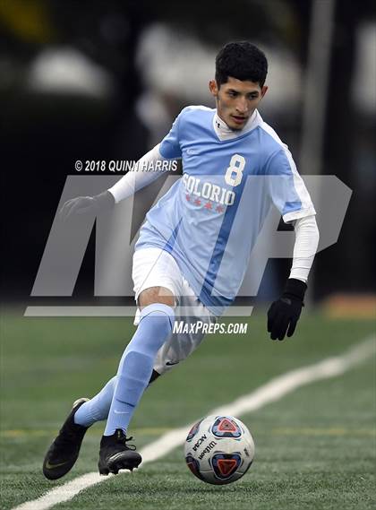 Thumbnail 1 in Solorio vs. Saint Ignatius College Prep (IHSA 2A Sectional Final) photogallery.