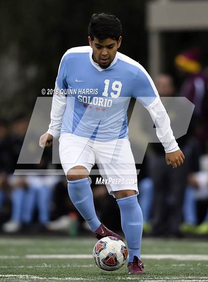 Thumbnail 1 in Solorio vs. Saint Ignatius College Prep (IHSA 2A Sectional Final) photogallery.