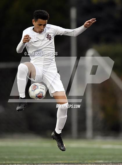 Thumbnail 2 in Solorio vs. Saint Ignatius College Prep (IHSA 2A Sectional Final) photogallery.